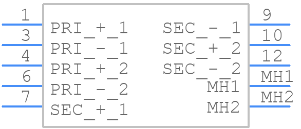 183H16 - Hammond Manufacturing - PCB symbol