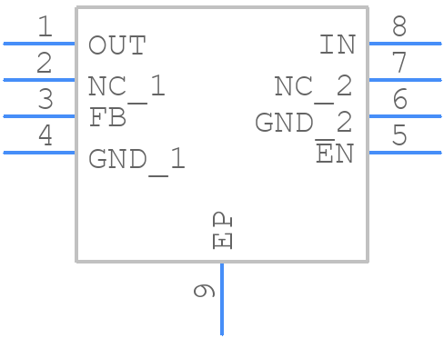 TLV766-Q1 - Texas Instruments - PCB symbol