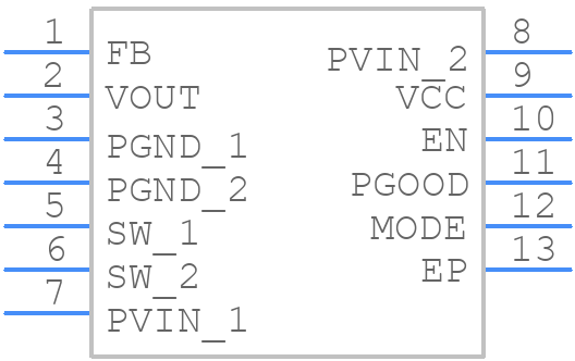 FAN5354MPX - onsemi - PCB symbol