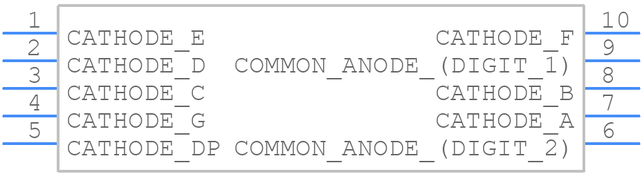 LTD-2601B - Lite-On - PCB symbol