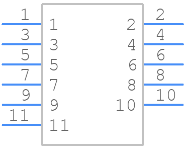 5031591106 - Molex - PCB symbol