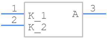 UESD5.0DT5G - onsemi - PCB symbol