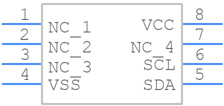 24CW320-I/SN - Microchip - PCB symbol