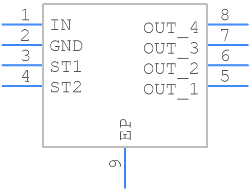 BV1HL045EFJ-CE2 - ROHM Semiconductor - PCB symbol