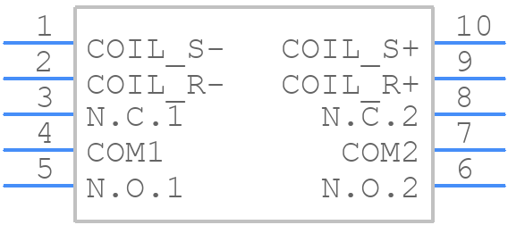 G2RK-2 DC12 - OMRON Electronics - PCB symbol