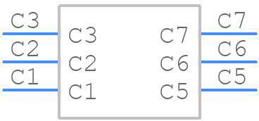 C70710M0060492 - Amphenol - PCB symbol