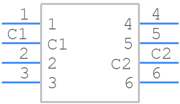 SS1016NPE - Nidec Copal - PCB symbol