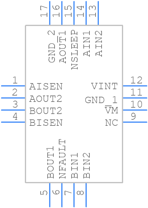 DRV8833CRTE - Texas Instruments - PCB symbol