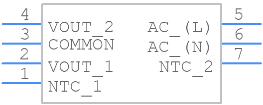 TMLM04253 - Traco Power - PCB symbol