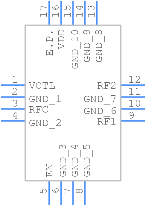 ISL71934MRTZ - Renesas Electronics - PCB symbol