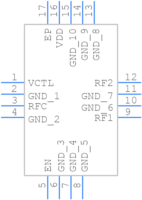 ISL71934MRTZ-T - Renesas Electronics - PCB symbol