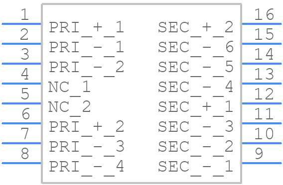 TRA1553STL-DLP - SITAL TECHNOLOGY - PCB symbol