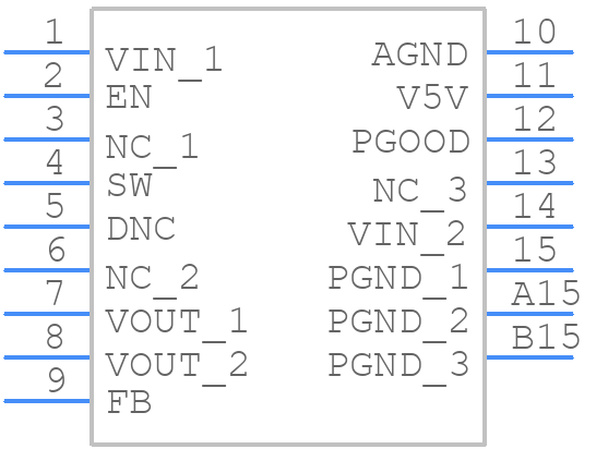 TPSM5601R5HRDAR - Texas Instruments - PCB symbol