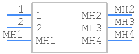 59S2MU-40MT5-I - Rosenberger - PCB symbol