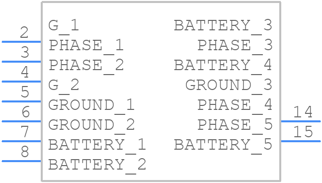 IAUC45N04S6N070HATMA1 - Infineon - PCB symbol