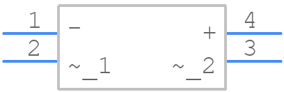 DBL203G C1G - Taiwan Semiconductor - PCB symbol