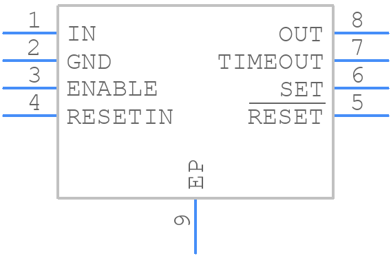 MAX6769TALD2+ - Analog Devices - PCB symbol
