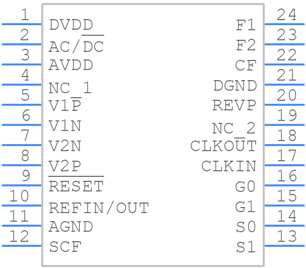 AD7755AN - Rochester Electronics - PCB symbol