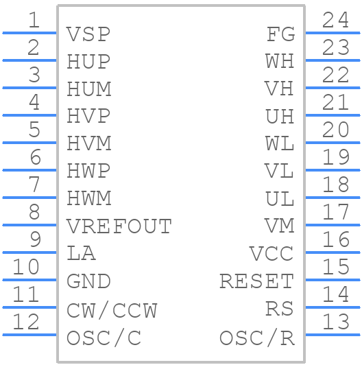 TB6586FG - Toshiba - PCB symbol