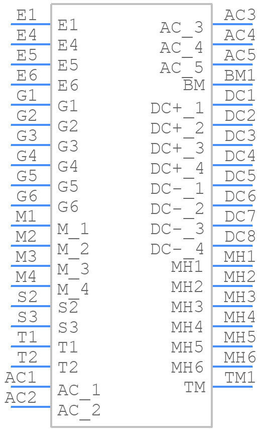 F3L11MR12W2M1B74BOMA1 - Infineon - PCB symbol