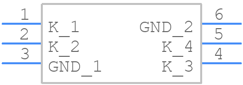 ESD1L001W1T2G - onsemi - PCB symbol