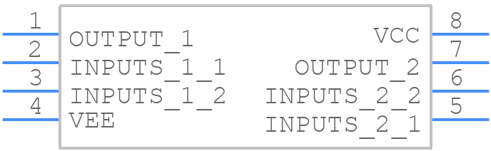 MC34072D - Motorola - PCB symbol