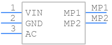 VM1566 - Voltage Multipliers Inc - PCB symbol