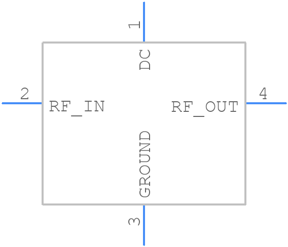 AMP-75+ - Mini-Circuits - PCB symbol