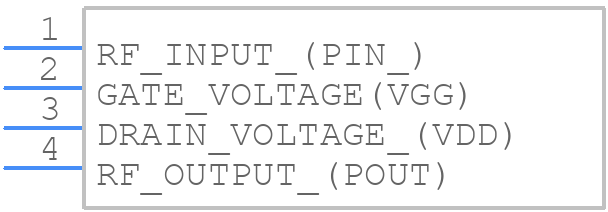 RA60H4047M1 - Mitsubishi - PCB symbol