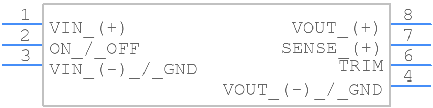 I7C2W020A120V-001-R - TDK Lambda - PCB symbol