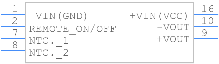 THL3-2412WI - Traco Power - PCB symbol