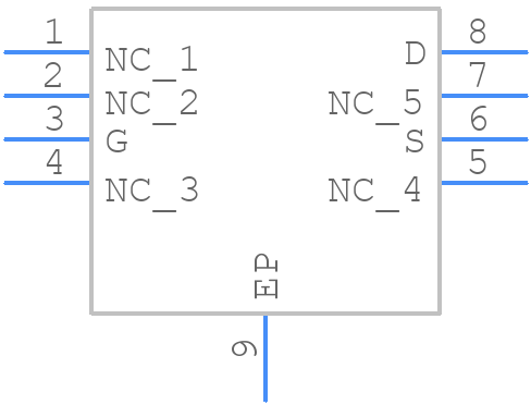 177DFN - Linear Systems - PCB symbol
