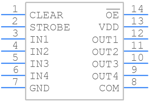 MIC5800YM - Rochester Electronics - PCB symbol