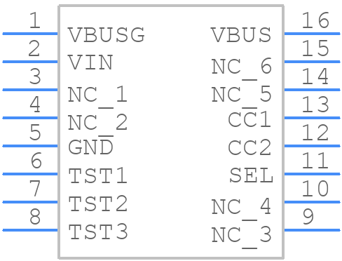 IP2721 - INJOINIC - PCB symbol