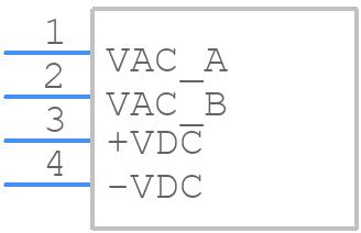 LS240D8 - CRYDOM - PCB symbol