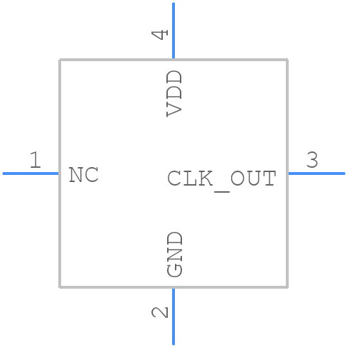 SIT1630AI-H4-DCC-32.768G - SiTime - PCB symbol