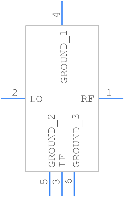 SYM-30DHW+ - Mini-Circuits - PCB symbol