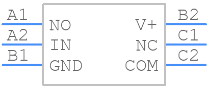 TS5A3159AYZPR - Texas Instruments - PCB symbol