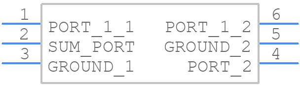 SCG-2-242+ - Mini-Circuits - PCB symbol