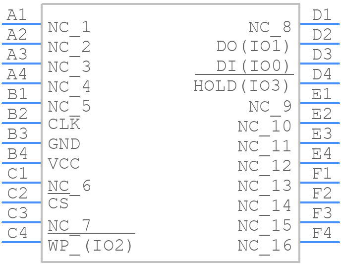 W25N01GWTCIG - Winbond - PCB symbol