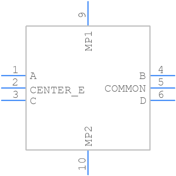 JS1400AVQ - E-Switch - PCB symbol