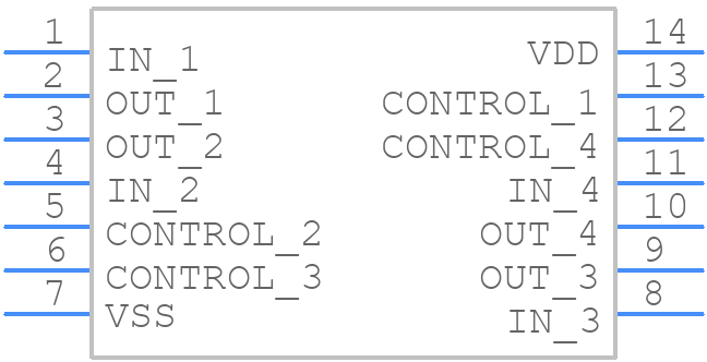 NLV14066BDR2G - onsemi - PCB symbol