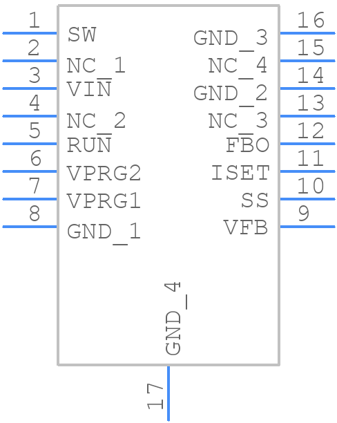 LTC3630EDHC#TRPBF - Analog Devices - PCB symbol