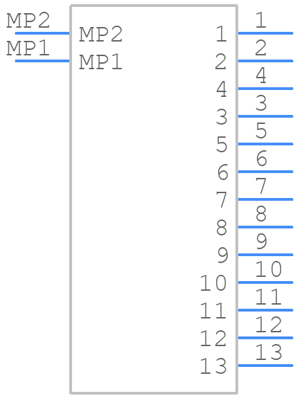 52745-1397 - Molex - PCB symbol