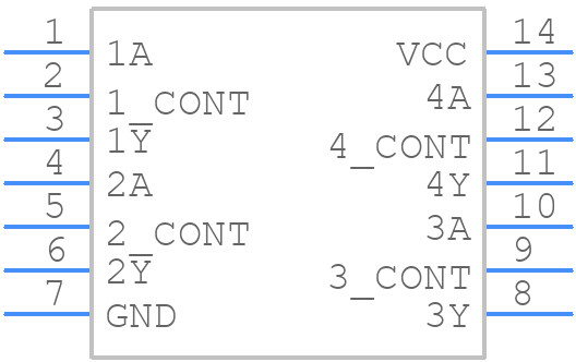 SN75C189ADBRE4 - Texas Instruments - PCB symbol