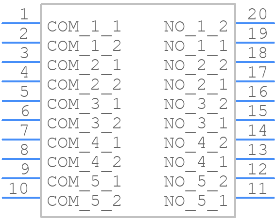 206-125ST - CTS - PCB symbol