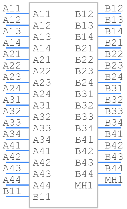 78347-1011 - Molex - PCB symbol