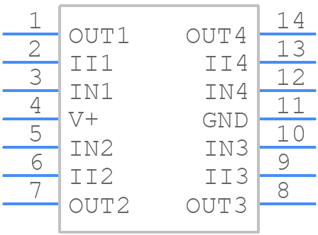 uPC4741c - NEC - PCB symbol