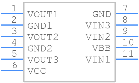 LM2405T - Texas Instruments - PCB symbol
