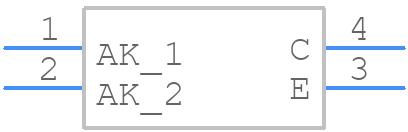 PC814A - Sharp Microelectronics - PCB symbol